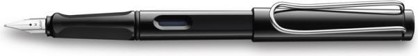 Lamy Fountain pen Safari black glossy LH left-handed (Black)