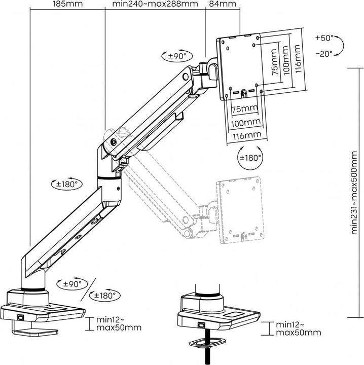 Produktbild equip Heavy Duty (Tisch, 49.02")