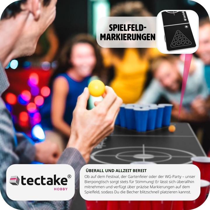 Produktbild tectake Bierpongtisch