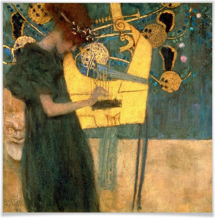 Immagine prodotto Trenddeko Klimt - La musica (100 x 100 cm)