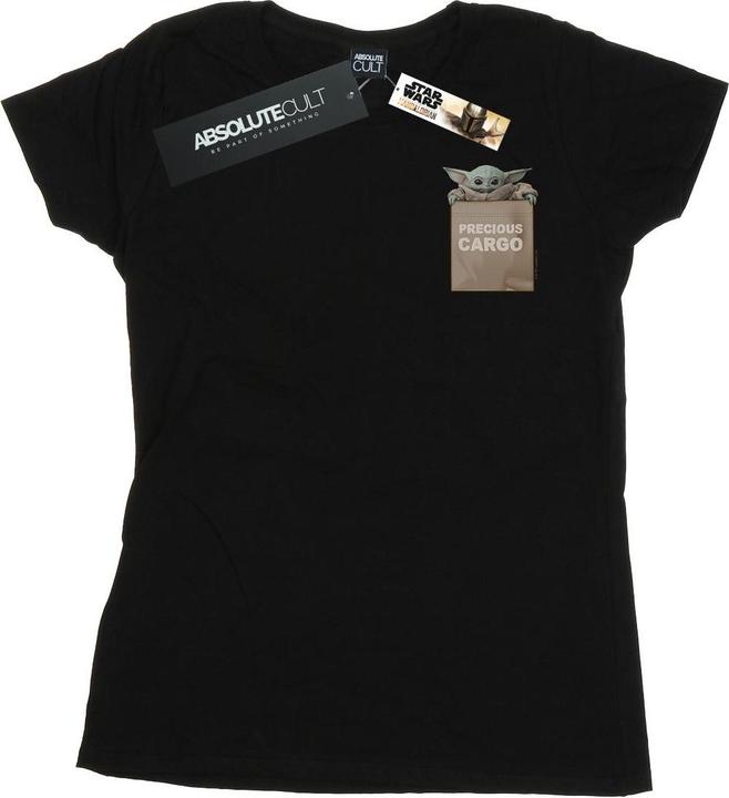 Image du produit Star Wars - T-shirt THE MANDALORIAN PRECIOUS CARGO FAUX POCKET - Femme (L)