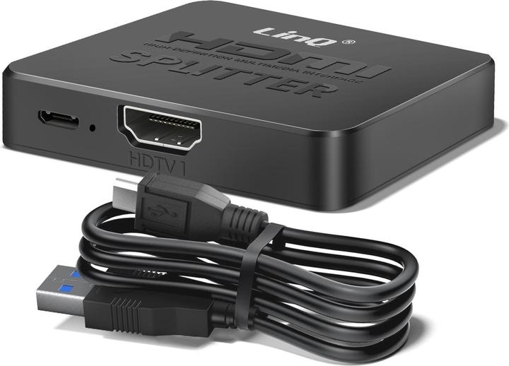 Actual product image LinQ VK3341 HDMI splitter