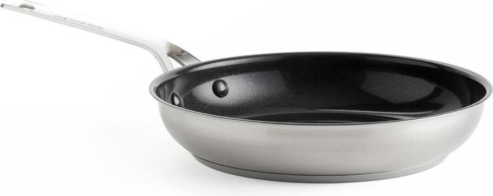 KitchenAid Stahlpfanne mit Beschichtung 24 cm (Bratpfanne, Edelstahl)