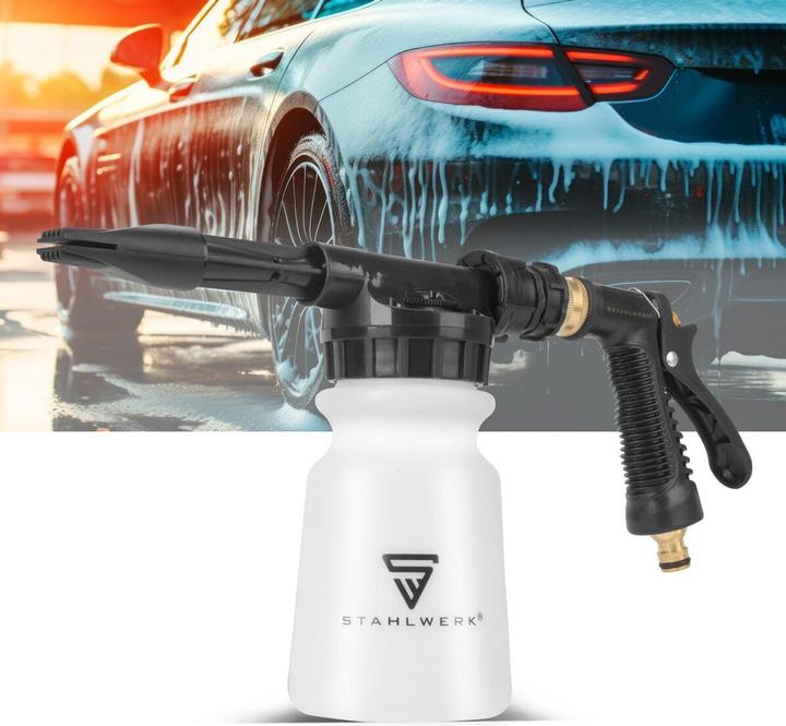 Produktbild Stahlwerk Autowasch-Schaumspritzpistole RP-91 ST mit abnehmbarem Behälter