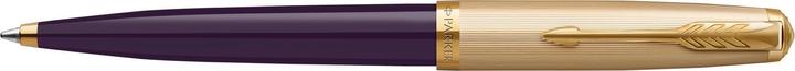 Parker Stylo à bille 51 Plum G.C. M (Or, Bleu, 1 x)