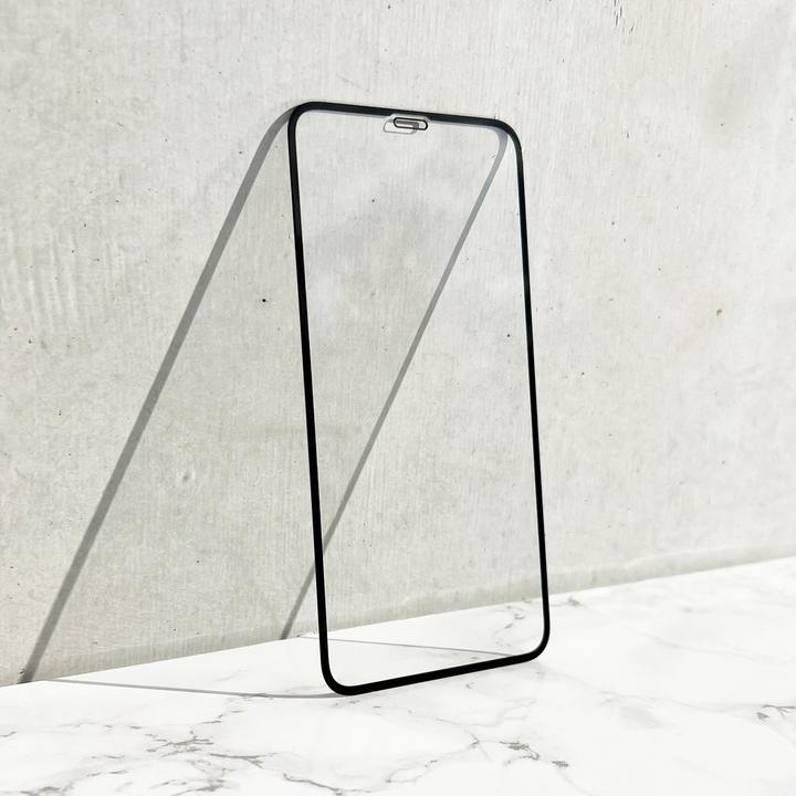 Produktbild PhoneLook 3D Tempered Glass Full Screen Display Schutzglas mit schwarzem Rahmen (1 Stück, Huawei P40)