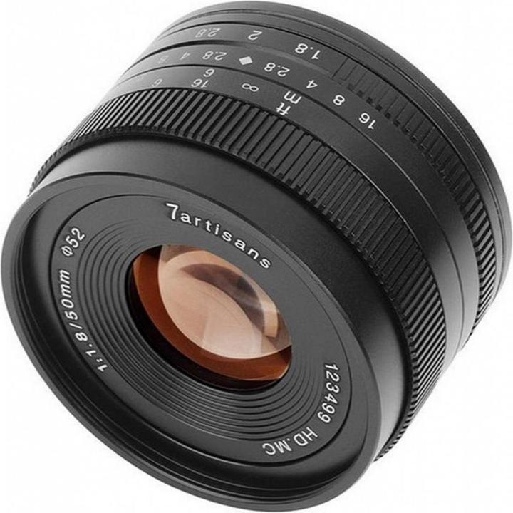 Actual product image 7artisans 50mm F1.8 MFT (Micro Four Thirds, Micro Four Thirds)