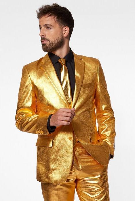Actual product image OppoSuits Groovy Gold (54)