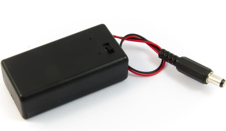 Produktbild Purecrea Batteriefach / Batteriehalter 9V mit Anschlusskabel und Schalter