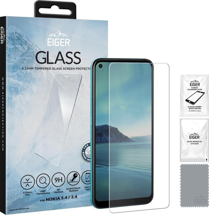 Image du produit Eiger Mountain Glass Clear (1 pièce(s), Nokia 5.4)