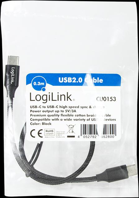 Image du produit LogiLink Câbles USB (0.30 m, USB 2.0, 5 W)