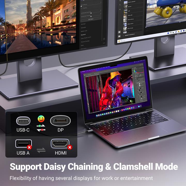 Produktbild Ugreen USB C — DisplayPort (1 m, USB Typ C)