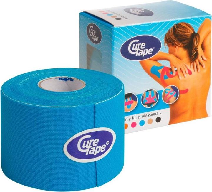 Immagine prodotto Cure Tape 5 m x 5 cm, impermeabile, blu (5 m)