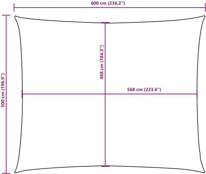 Actual product image VidaXL Nezhatok (500 x 600 cm)