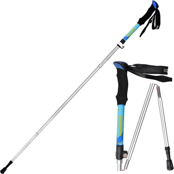 Stride Faltbarer Aluminium Trekking Wanderstock Nordic Walking Stock (107 - 125 cm)