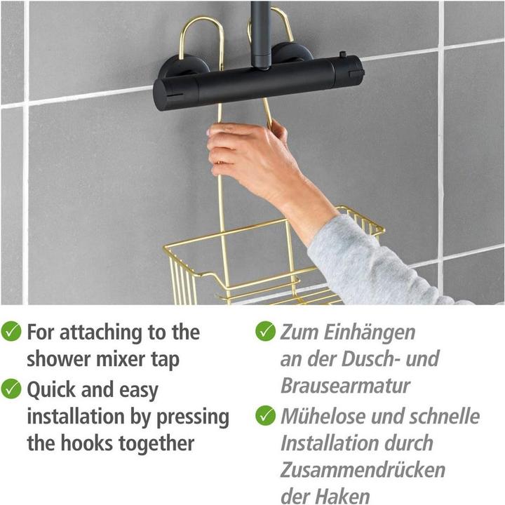 Image du produit Wenko Caddy de douche thermostatique Milo (25 x 14 x 36 cm)