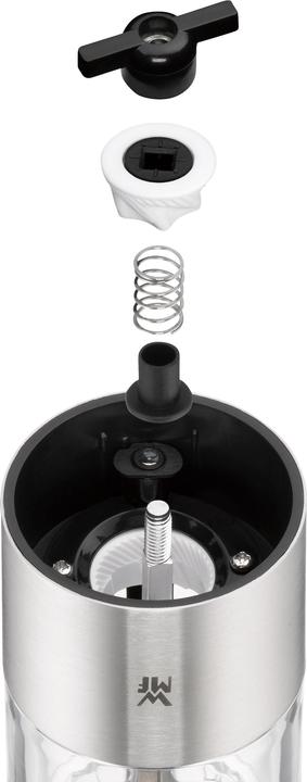 Produktbild WMF Elektrische Mühle 21,5cm Salz und Pfeffermühle Keramikmahlwerk Eichenholz (Diverse Gewürze, Pfeffer, Salz)