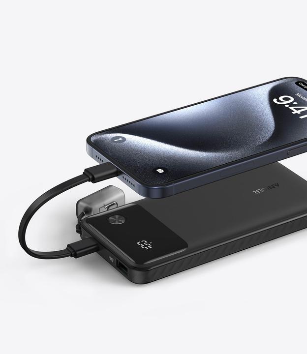 Immagine prodotto Anker PowerBank 10000mAh 22.5W nero (10000 mAh, 22.50 W, 22.50 Wh)