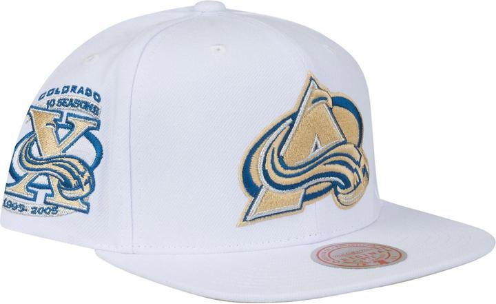 Mitchell & Ness White Colorado Avalanche (One Size)
