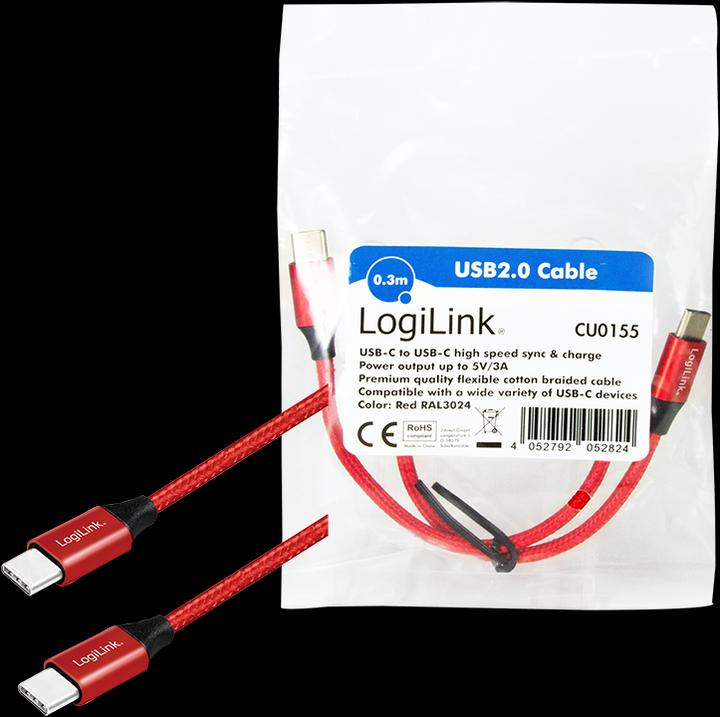 Image du produit LogiLink Câbles USB (0.30 m, USB 2.0, 5 W)