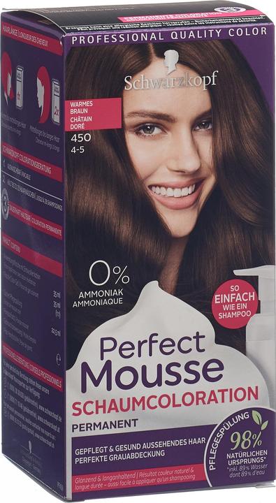 Schwarzkopf Perfect Mousse 450 warmes braun (450 warmes braun)