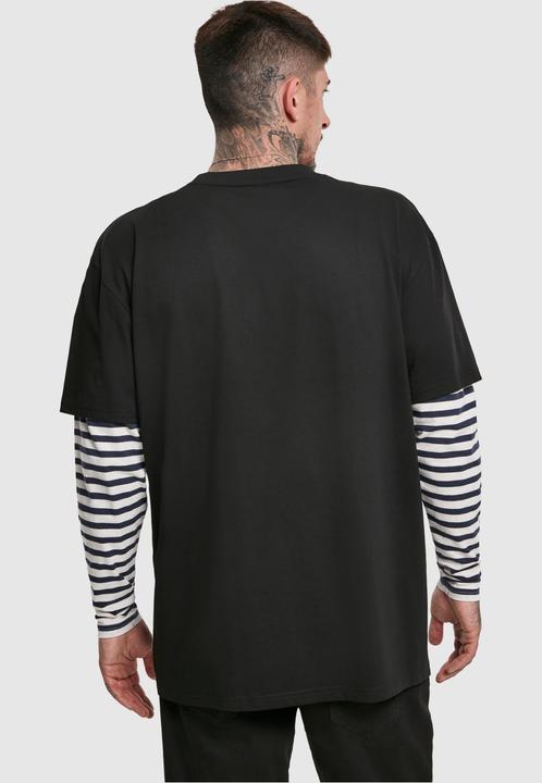 Image du produit Urban Classics Oversized Double Layer Striped LS Tee (XL)