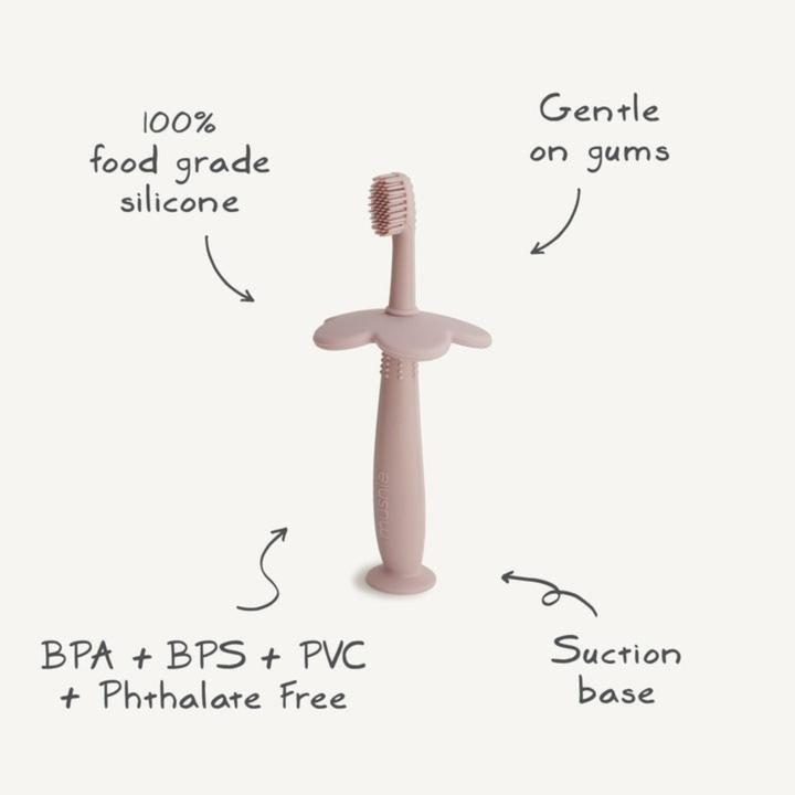 Produktbild Mushie Training Kinderzahnbrste Blush (1 x)