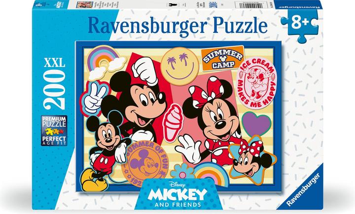 Produktbild Ravensburger Kinderpuzzle - 12004136 Unterwegs mit Mickey und Minnie - Puzzle für Kinder ab 8 (200 Teile)