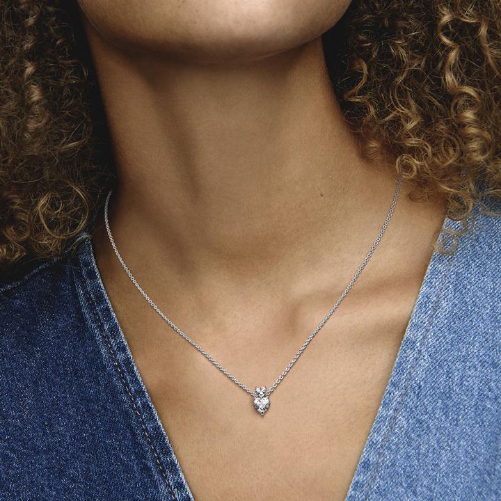 Actual product image Pandora Doppelherz (Sterling silver 925, 45 cm)