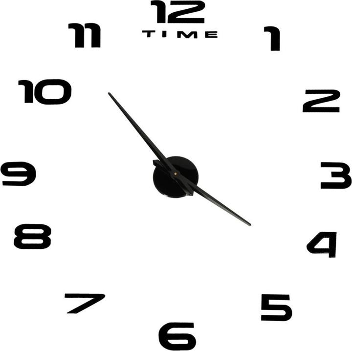 Produktbild Ikonka Grosse Wanduhr 80-120cm schwarz 12 Ziffern