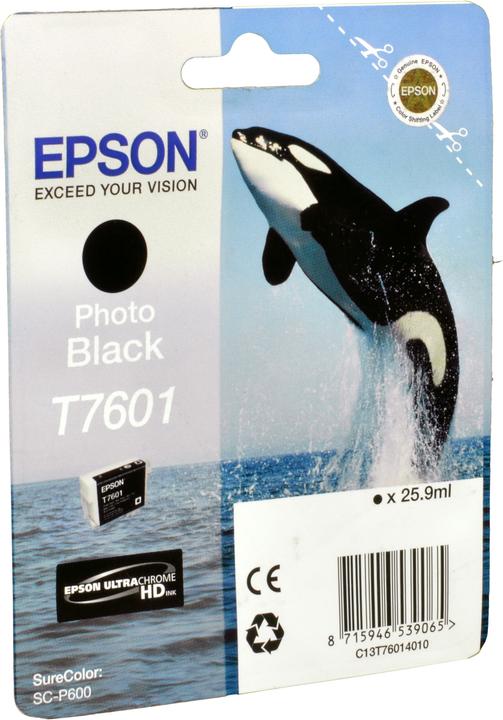 Produktbild Epson T7601 Ultra Chrome HD (PBK)