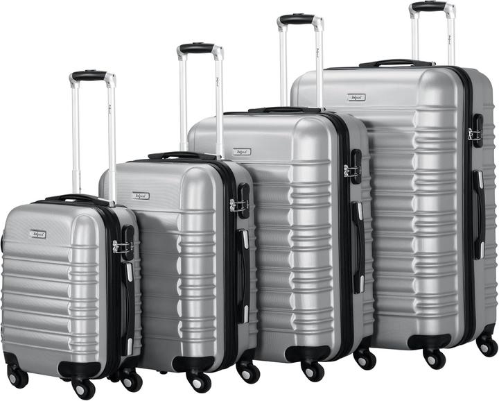 Immagine prodotto Zelsius 4-tlg. Hartschalenkoffer Set (Bagaglio a mano (fino a 50 litri), M (50 - 90l), L (90 - 115l))