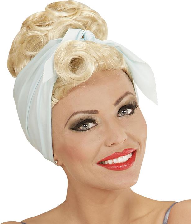 Actual product image Widmann Rockabilly Wig Pin Up Girl