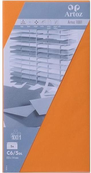 Image du produit Artoz 1001 Enveloppes orange (C6/5, 5 x)