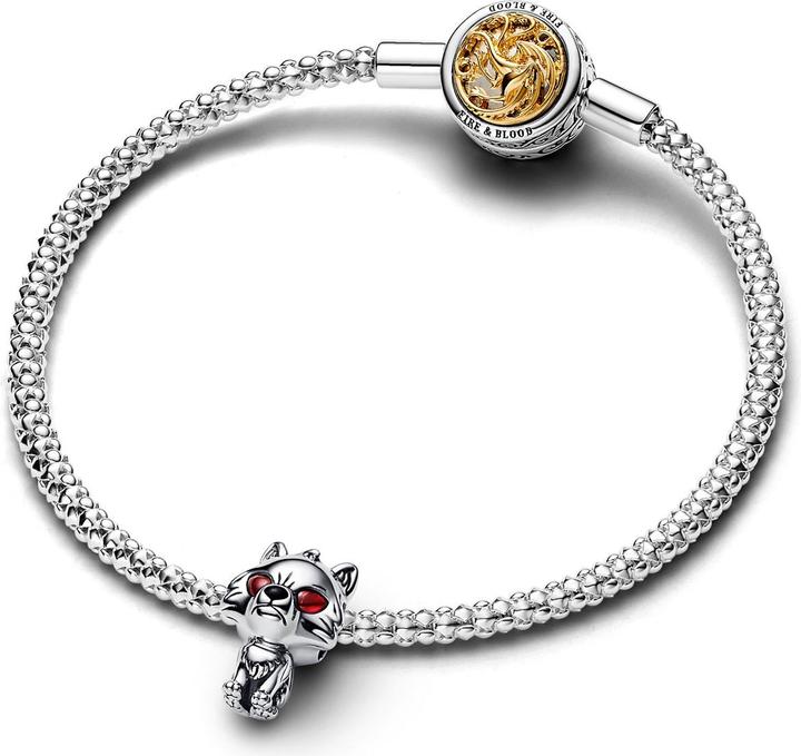 Immagine prodotto Pandora Charm dello Spirito del Lupo dell'Ombra di Game of Thrones (Argento 925)