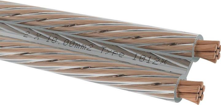 Actual product image Oehlbach D1C314 Loudspeaker cable 2 x 10 mm² Transparent 4 m (4 m, 10 mm²)