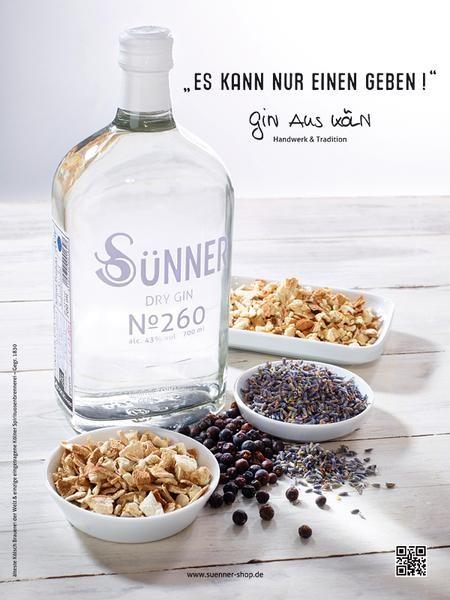 Produktbild Sünner Dry Gin No. 260 (1 x 70 cl)