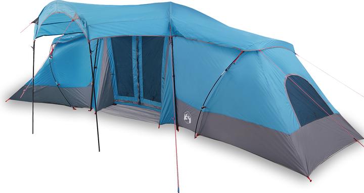 Immagine prodotto VidaXL Tenda familiare con finestre Cupola blu per 4 persone Impermeabile (Tenda a cupola, 4 persone)