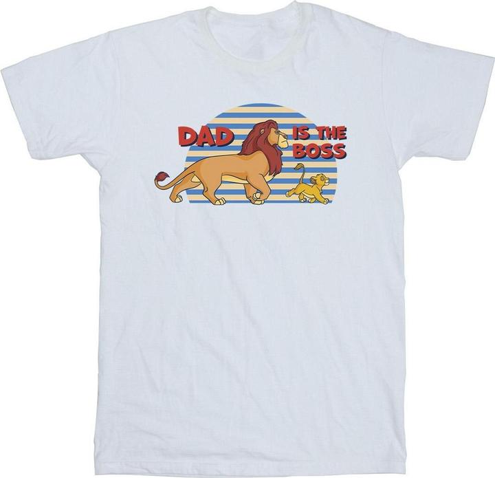 Actual product image Disney Mens The Lion King Dad Boss T-Shirt (XL)