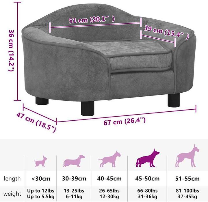 Actual product image VidaXL Hundesofa (Dog)