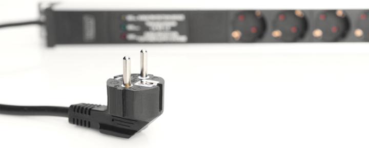 Image du produit Digitus 1U PDU 2m d'alimentation CEE 7//7