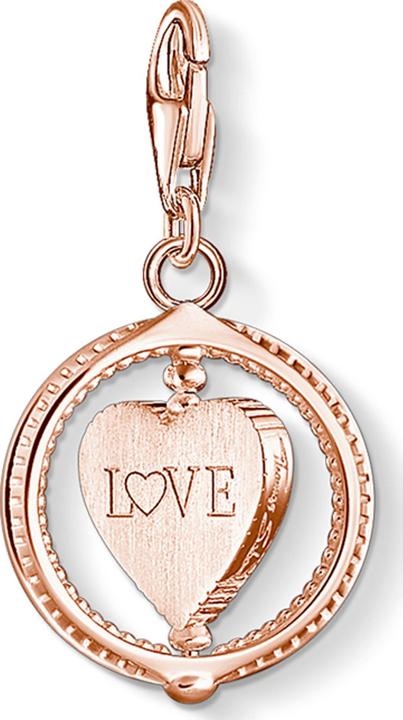 Image du produit Thomas Sabo Charm pendentif coeur pavé or rose (Argent 925)