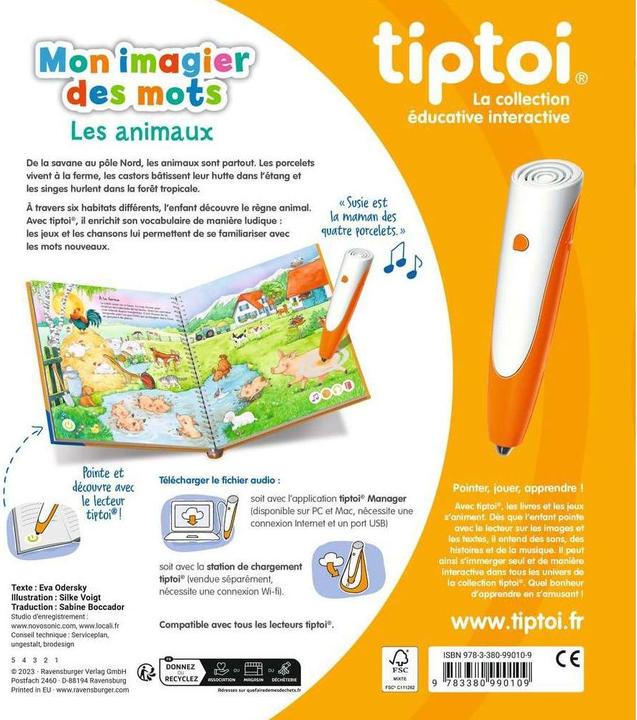 Immagine prodotto tiptoi Il piccolo mondo degli animali (Francese)