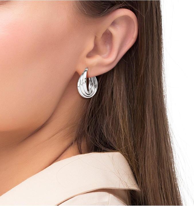 Image du produit Amor Boucles d'oreilles Créoles (Argent 925)