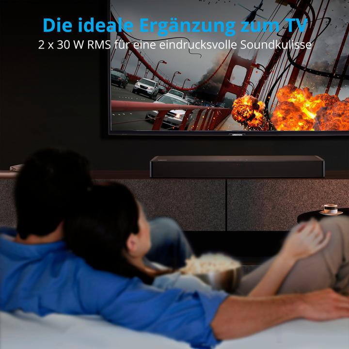 Image du produit Medion LIFE® P61155 Barre de son 2.0 | complément idéal du téléviseur ou du home cinéma | transmission sans (60 W, 2.0 Canal)