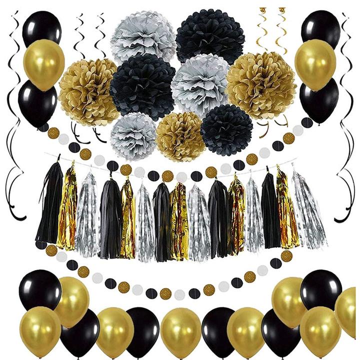 Produktbild Hermex Geburtstagsparty Set Luftballon Set Party Dekoration Ballon Deko (1 x)