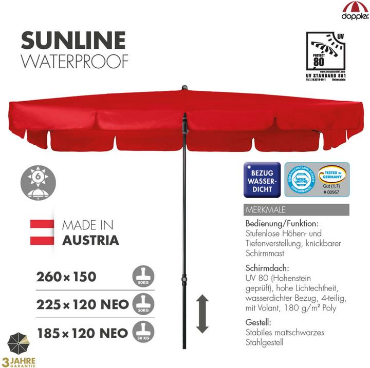Produktbild Doppler GS Sunline Waterproof III (2.60 m)