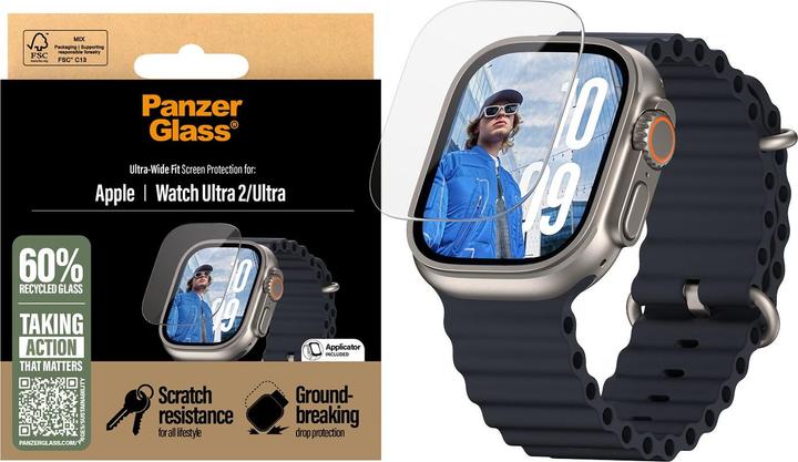 Actual product image PanzerGlass Watch Screen Protector Glass