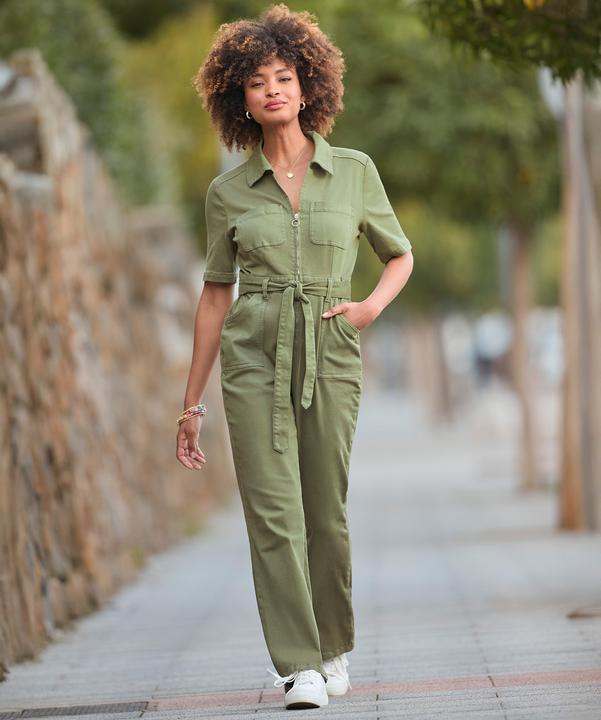 Actual product image Joe Browns Embroidered Belted Jumpsuit (38)