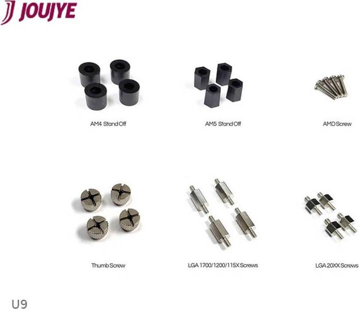 Produktbild Dynatron U9 Intel/AMD CPU Kuehler Desktop Multi Socket 20xx/1700/1200/115x/AM5/AM4 Aluminium und Kup (158 mm)